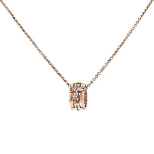 [Clover-Jewelry]PARENTESI NECKLACE PINK GOLD