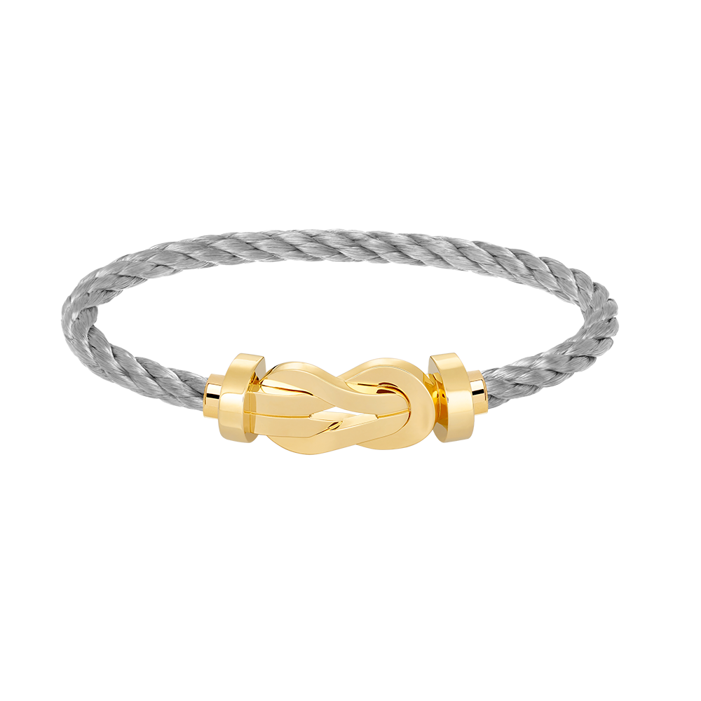 [Clover-Jewelry]CHANCE LARGE 8 FIGURE BUCKLE NO DIAMOND BRACELET GOLD