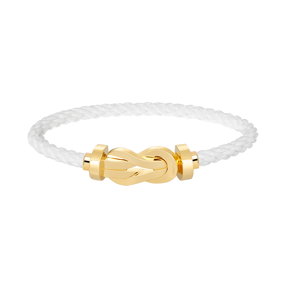 [Clover-Jewelry]CHANCE LARGE 8 FIGURE BUCKLE NO DIAMOND BRACELET GOLD