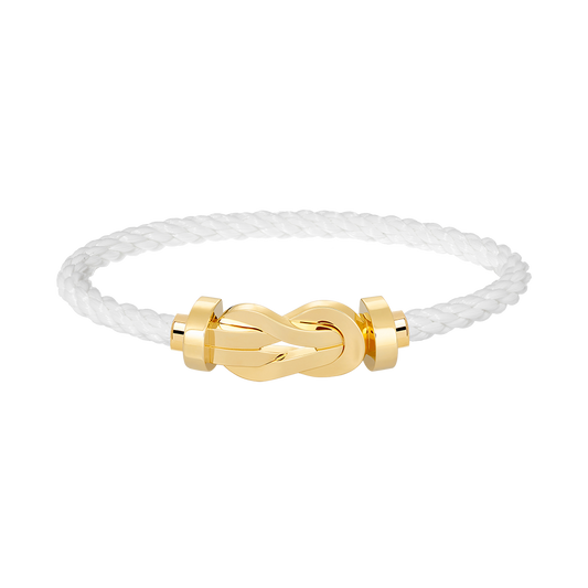 [Clover-Jewelry]CHANCE LARGE 8 FIGURE BUCKLE NO DIAMOND BRACELET GOLD