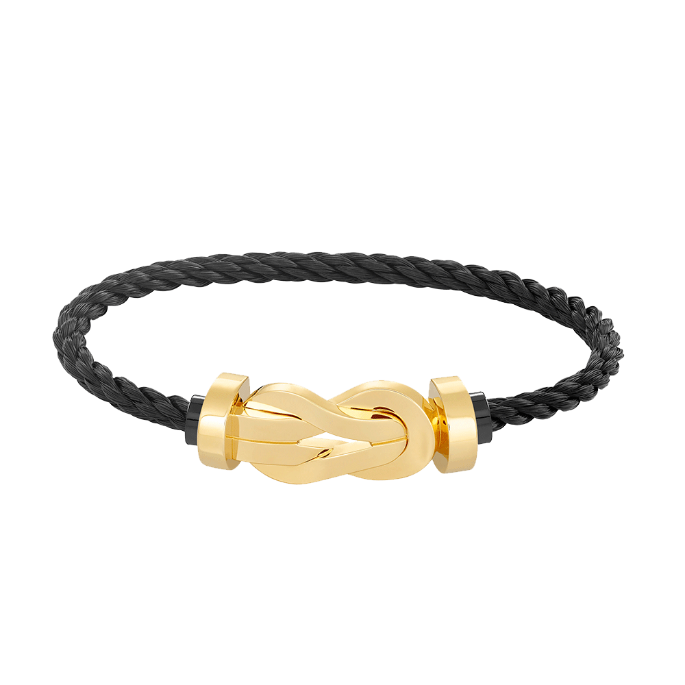 [Clover-Jewelry]CHANCE LARGE 8 FIGURE BUCKLE NO DIAMOND BRACELET GOLD