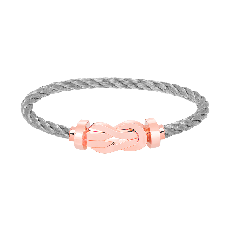 [Clover-Jewelry]CHANCE LARGE 8 FIGURE BUCKLE NO DIAMOND BRACELET ROSE GOLD