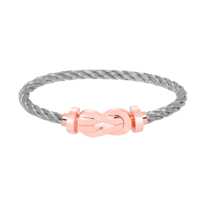 [Clover-Jewelry]CHANCE LARGE 8 FIGURE BUCKLE NO DIAMOND BRACELET ROSE GOLD