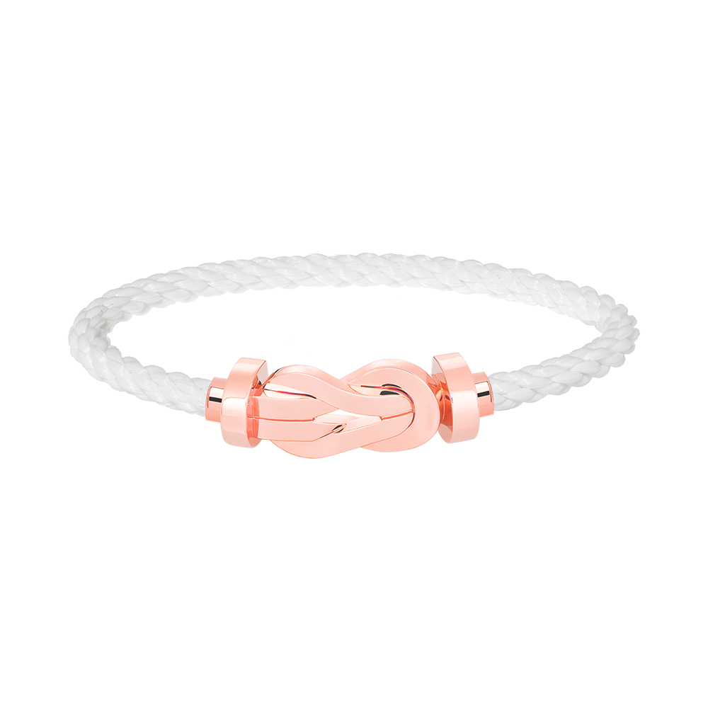 [Clover-Jewelry]CHANCE LARGE 8 FIGURE BUCKLE NO DIAMOND BRACELET ROSE GOLD