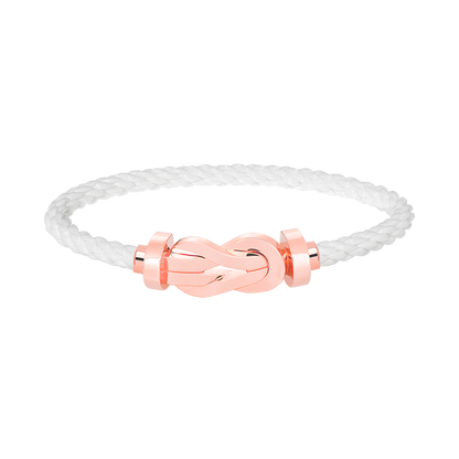 [Clover-Jewelry]CHANCE LARGE 8 FIGURE BUCKLE NO DIAMOND BRACELET ROSE GOLD