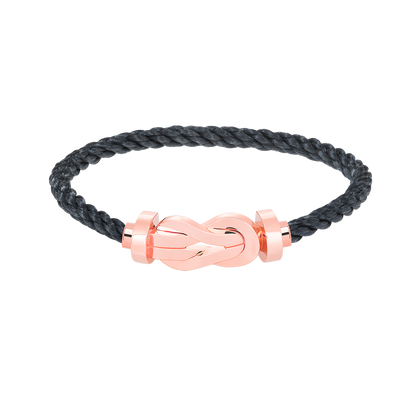 [Clover-Jewelry]CHANCE LARGE 8 FIGURE BUCKLE NO DIAMOND BRACELET ROSE GOLD