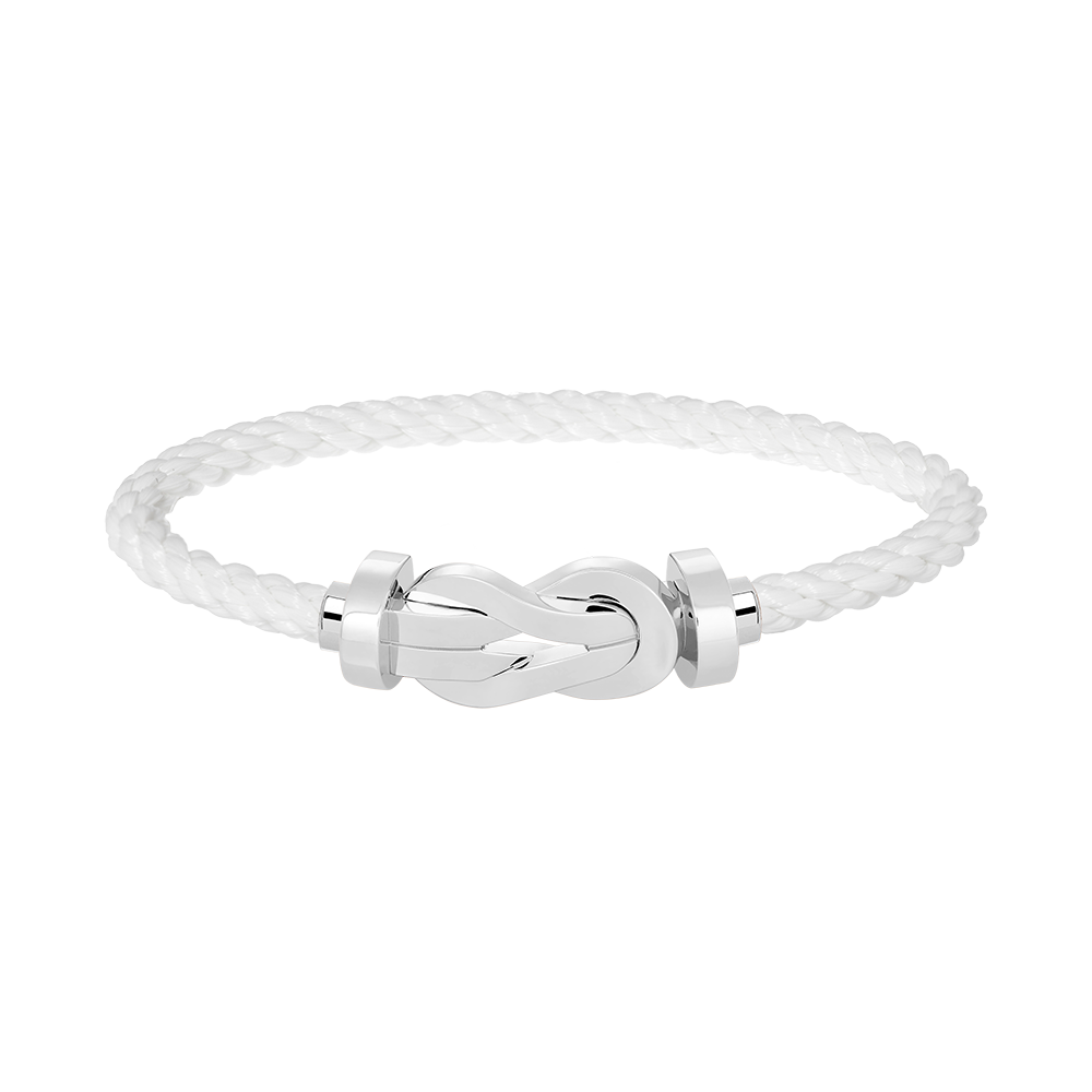 [Clover-Jewelry]CHANCE LARGE 8 FIGURE BUCKLE NO DIAMOND BRACELET SILVER