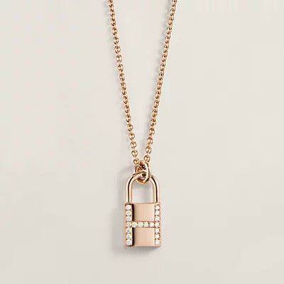 [Clover-Jewelry]HM ADVANCED NICHE LOCK HEAD NECKLACE DIAMONDS