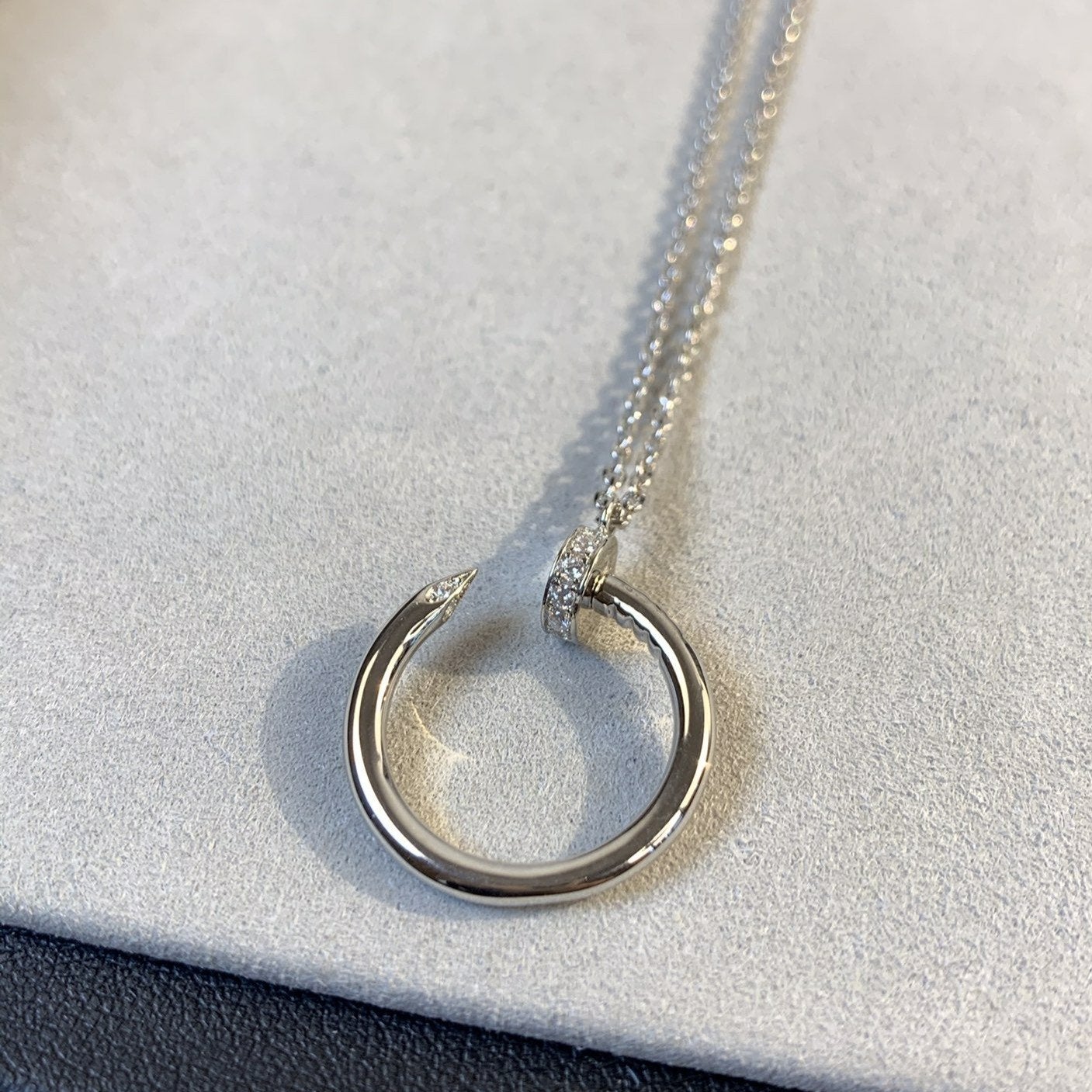 [Clover-Jewelry]JUSTE NECKLACE SILVER