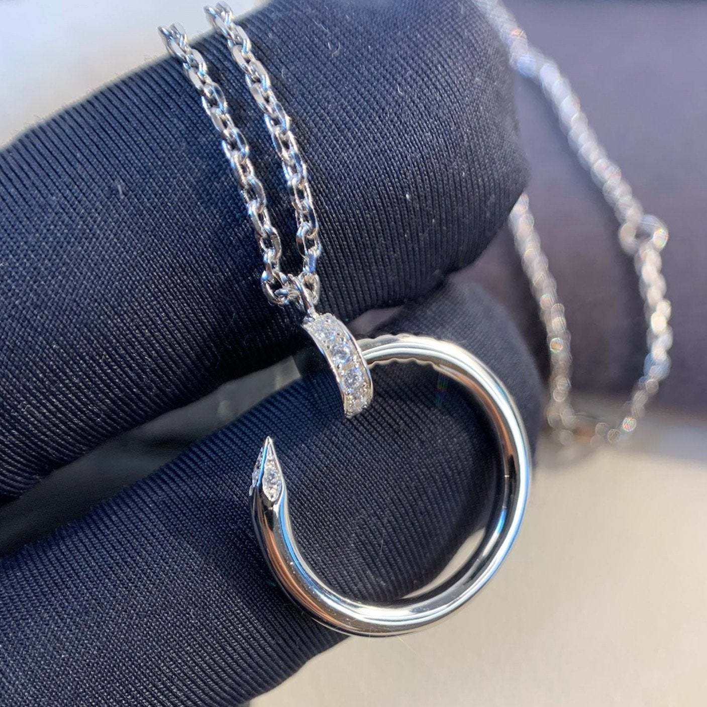 [Clover-Jewelry]JUSTE NECKLACE SILVER