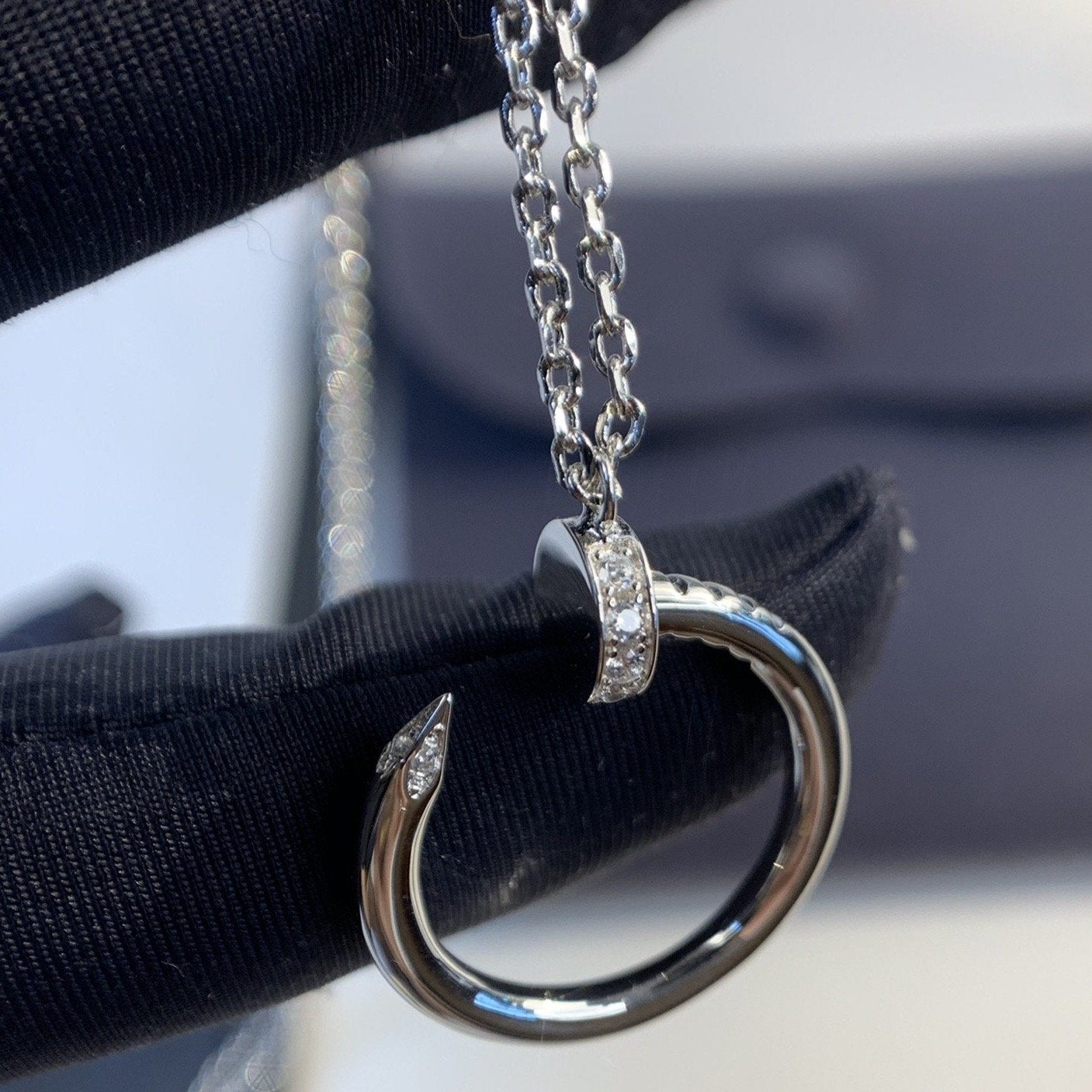 [Clover-Jewelry]JUSTE NECKLACE SILVER