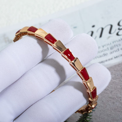 [Clover-Jewelry]SERPENTI BRACELET PINK GOLD RUBELLITE