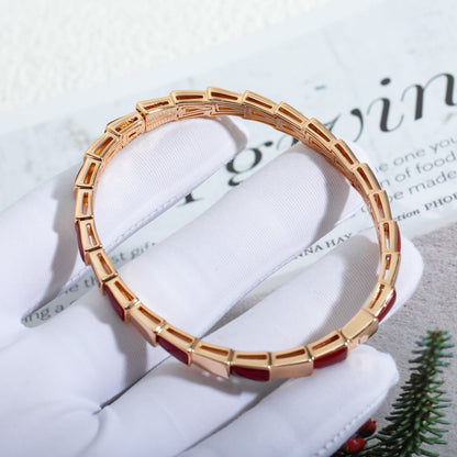 [Clover-Jewelry]SERPENTI BRACELET PINK GOLD RUBELLITE