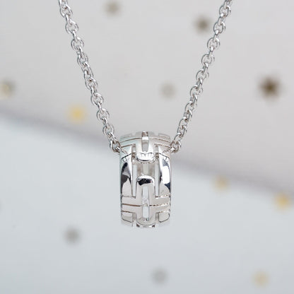 [Clover-Jewelry]PARENTESI NECKLACE SILVER