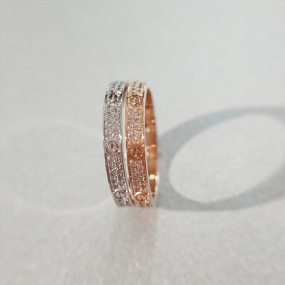 [Clover-Jewelry]LOVE RING 2.65MM DIAMOND