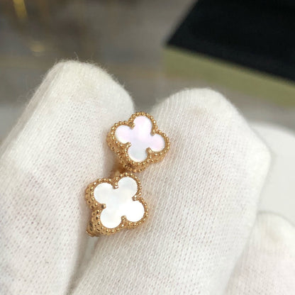 [Clover-Jewelry]CLOVER MINI GOLD EARRINGS