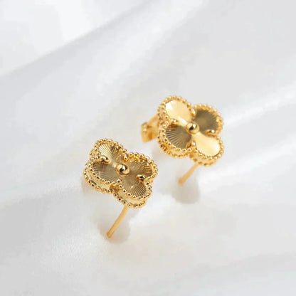 [Clover-Jewelry]CLOVER MEDIUM 1 MOTIFS LASER EARRINGS