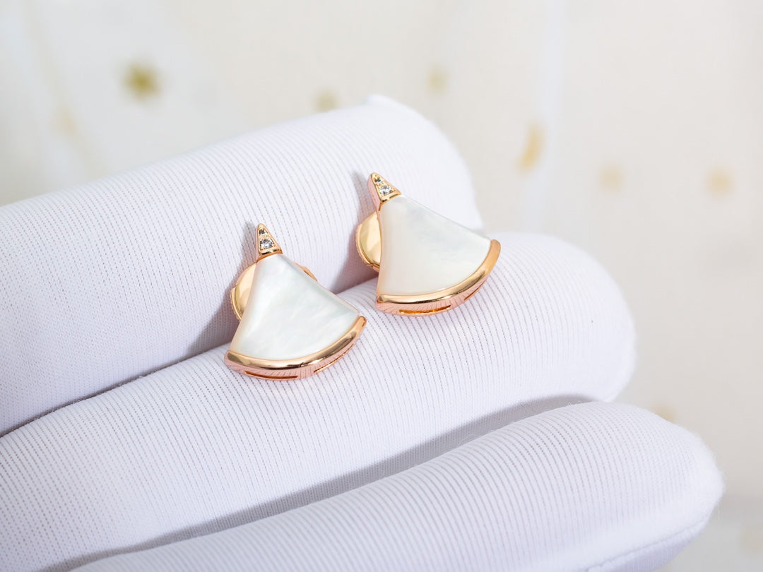 [Clover-Jewelry]DIVAS DREAM EARRINGS PINK GOLD