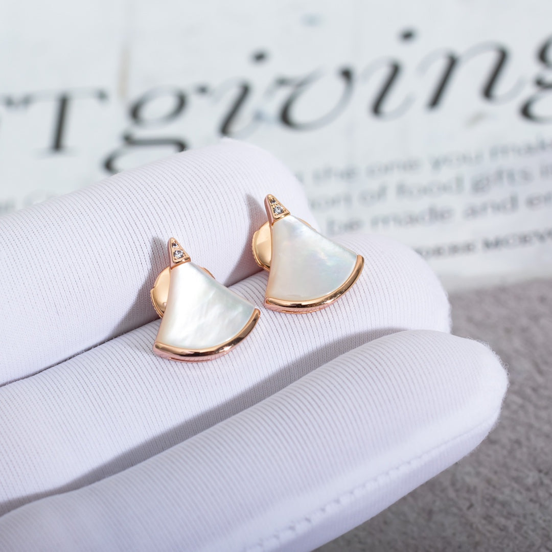 [Clover-Jewelry]DIVAS DREAM EARRINGS PINK GOLD