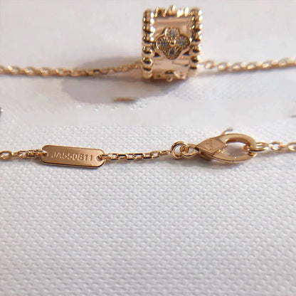 [Clover-Jewelry]PERLEE PEDANT NECKLACE GOLD / ROSE GOLD