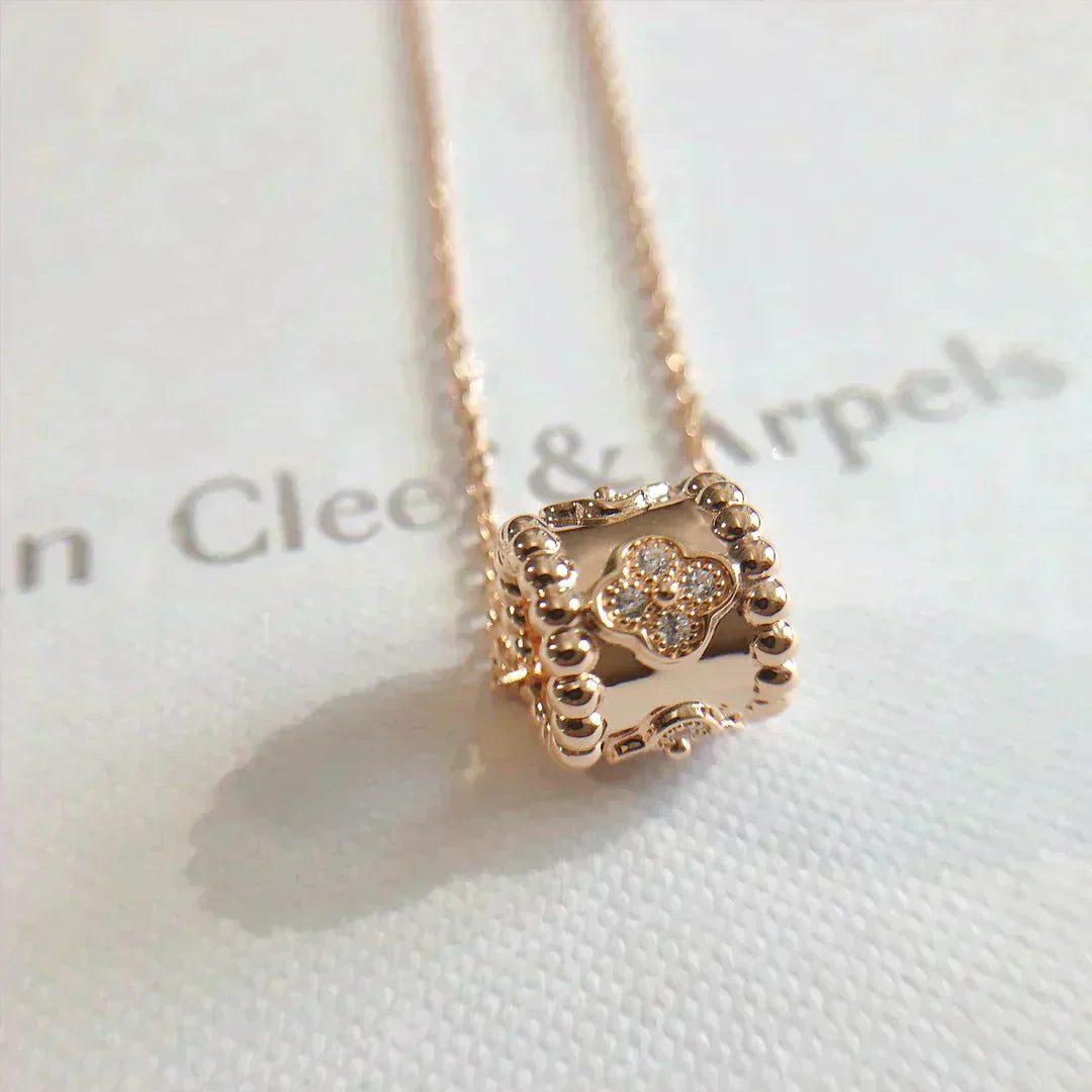 [Clover-Jewelry]PERLEE PEDANT NECKLACE GOLD / ROSE GOLD