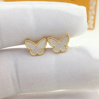 [Clover-Jewelry]SWEET BUTTERFLY MOP EARSTUDS