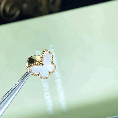 [Clover-Jewelry]SWEET BUTTERFLY MOP EARSTUDS