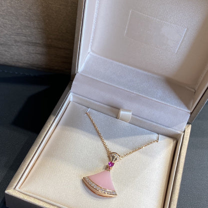 [Clover-Jewelry]DREAM NECKLACE PINK OPAL