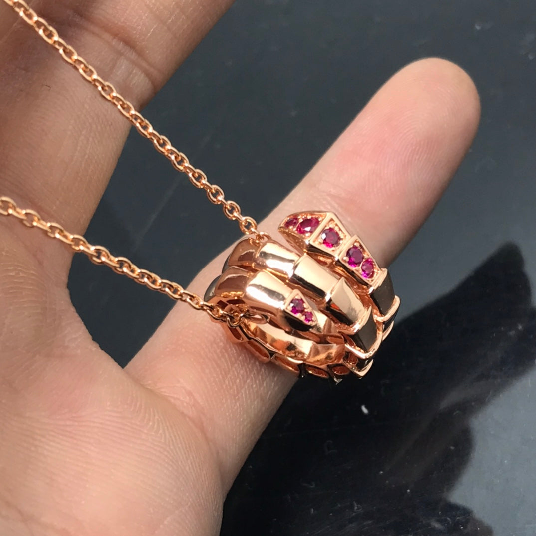 [Clover-Jewelry]SERPENTI PEDANT NECKLACE