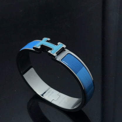 [Clover-Jewelry]H BRACELET BLUE RAINBOW CERAMIC