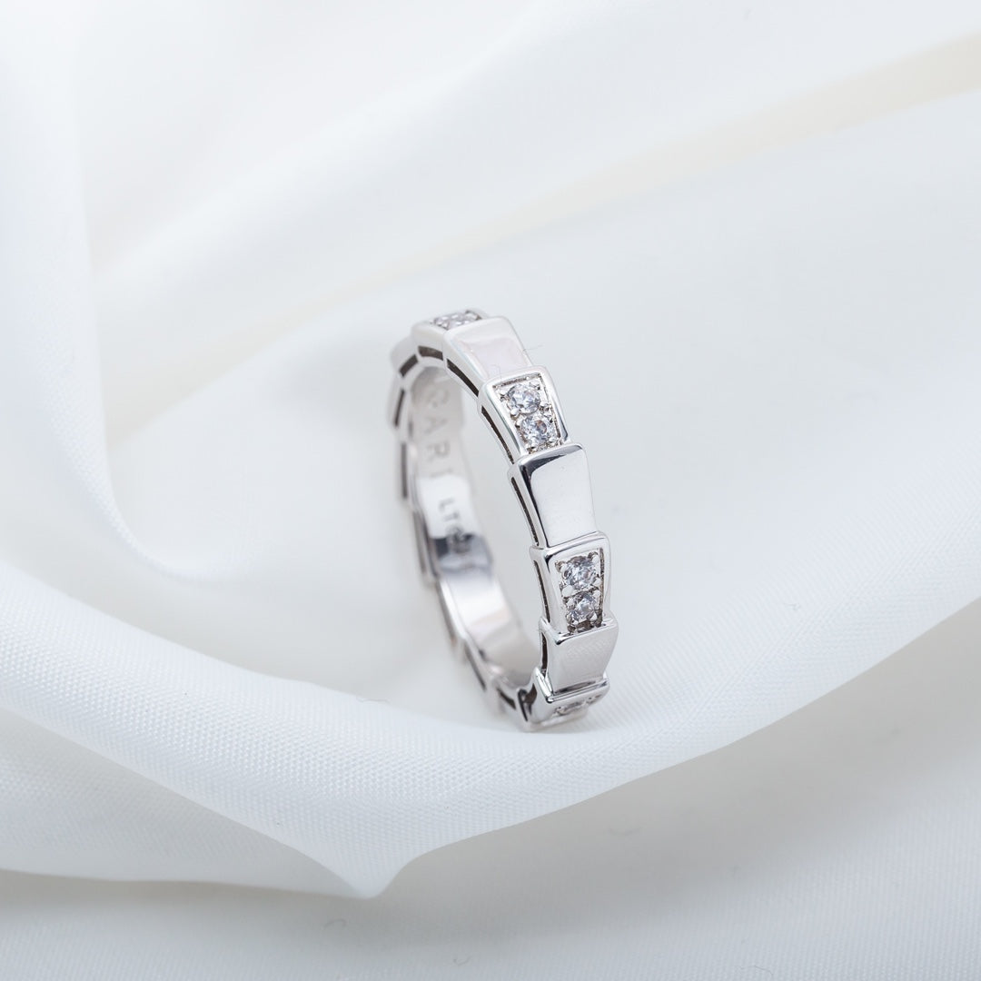 [Clover-Jewelry]SERPENTI RING SILVER  3MM