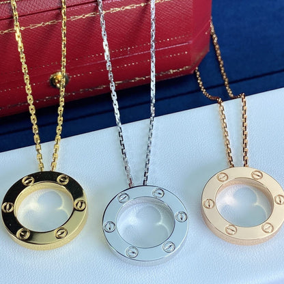 [Clover-Jewelry]LOVE NECKLACE 16MM