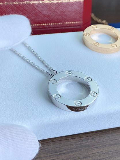 [Clover-Jewelry]LOVE NECKLACE 16MM