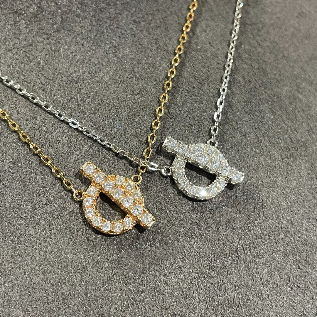 [Clover-Jewelry]ECHAPEE NECKLACE DIAMOND