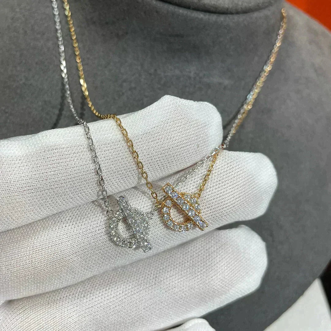 [Clover-Jewelry]ECHAPEE NECKLACE DIAMOND