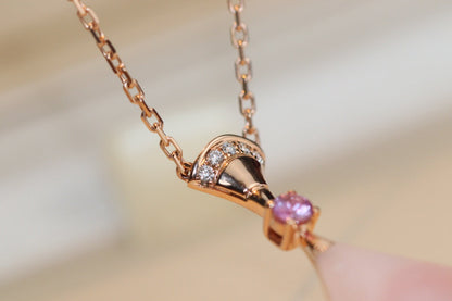 [Clover-Jewelry]DREAM NECKLACE PINK MOP DIAMOND