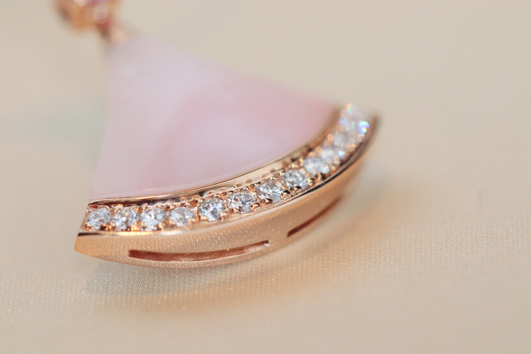 [Clover-Jewelry]DREAM NECKLACE PINK MOP DIAMOND