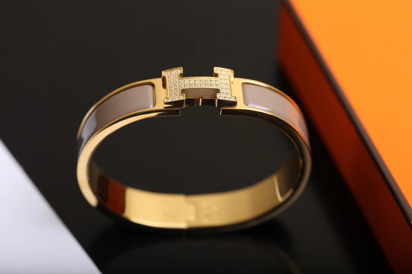 [Clover-Jewelry]H BRACELET GOLD DIAMOND