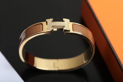 [Clover-Jewelry]H BRACELET GOLD DIAMOND