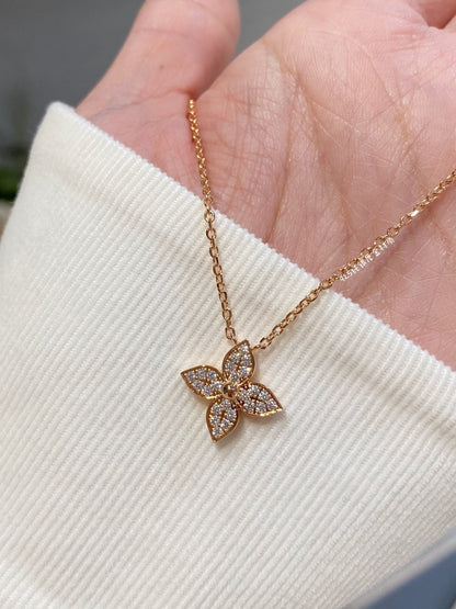 [Clover-Jewelry]STAR DIAMOND NECKALCE