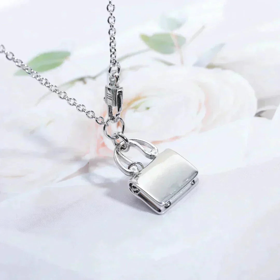 [Clover-Jewelry]AMULETTE PEDANT SILVER NECKLACE