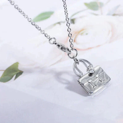 [Clover-Jewelry]AMULETTE PEDANT SILVER NECKLACE