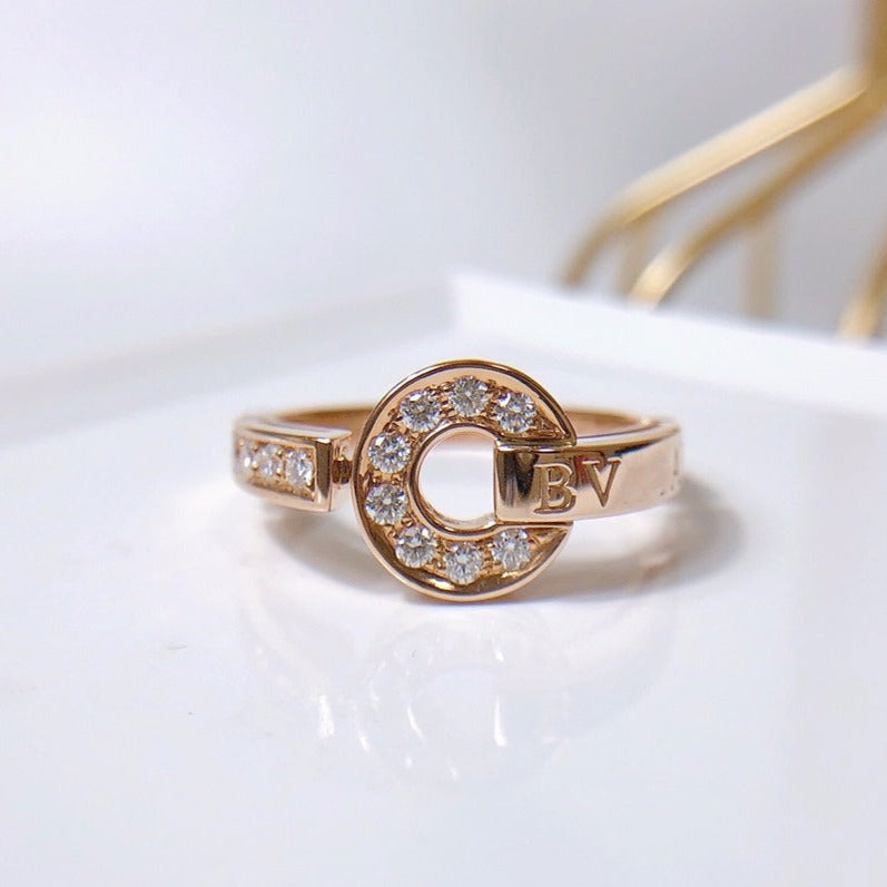 [Clover-Jewelry]DREAM RING DIAMOND PINK GOLD