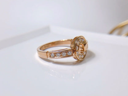 [Clover-Jewelry]DREAM RING DIAMOND PINK GOLD