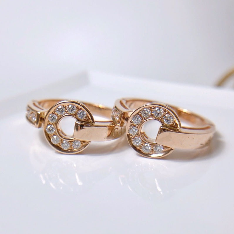 [Clover-Jewelry]DREAM RING DIAMOND PINK GOLD