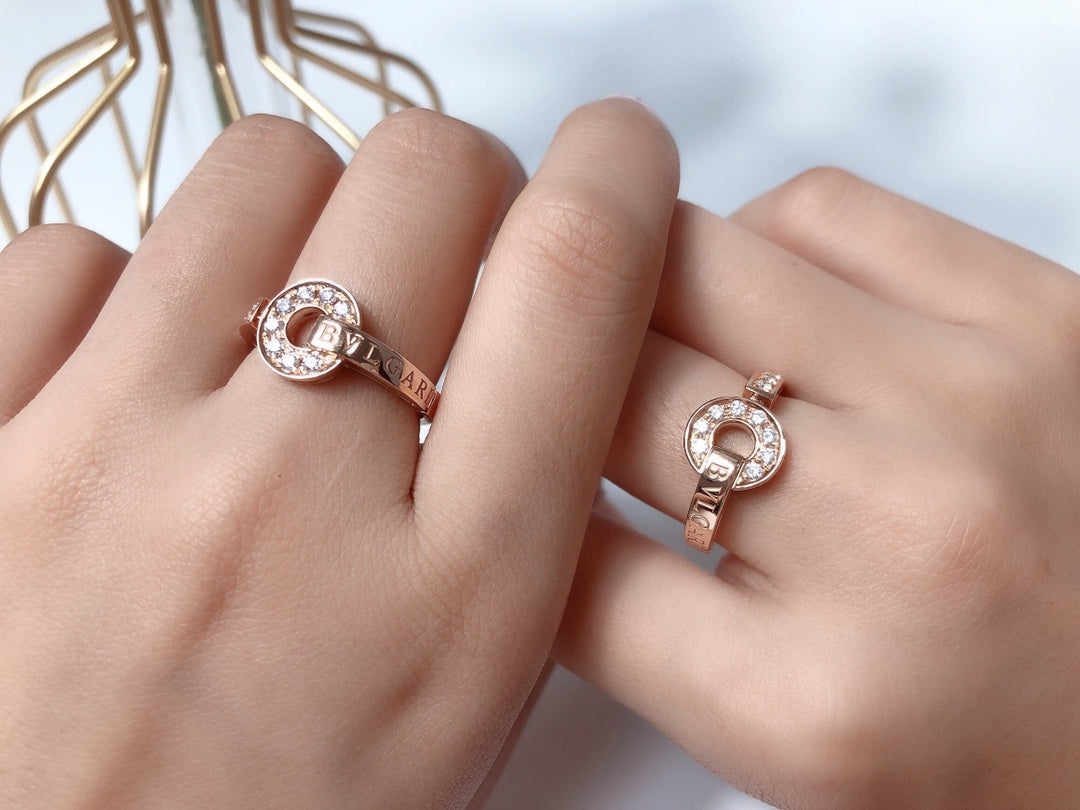 [Clover-Jewelry]DREAM RING DIAMOND PINK GOLD