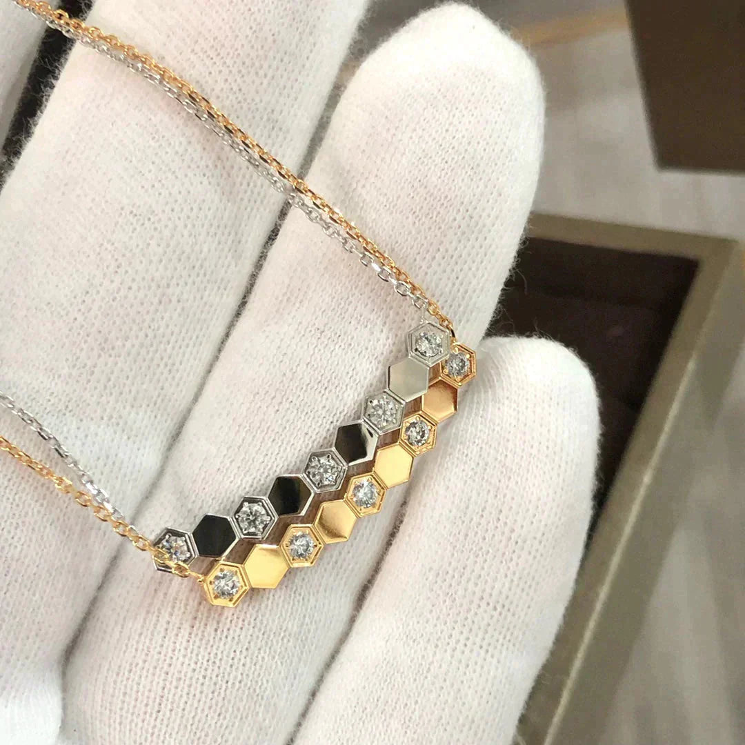 [Clover-Jewelry]BEE LOVE NECKLACE DIAMOND