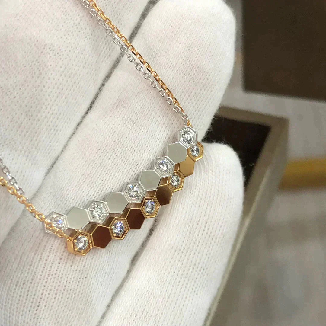 [Clover-Jewelry]BEE LOVE NECKLACE DIAMOND