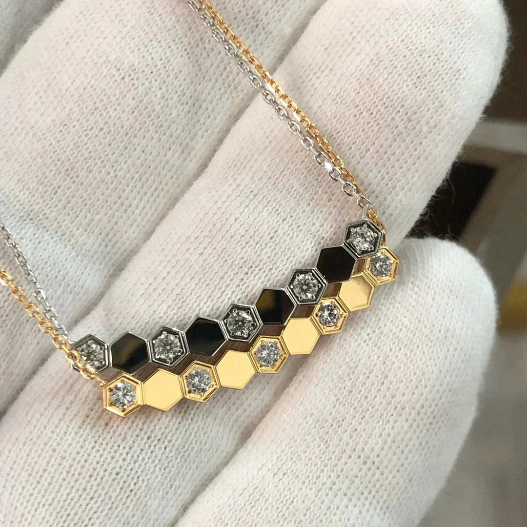 [Clover-Jewelry]BEE LOVE NECKLACE DIAMOND