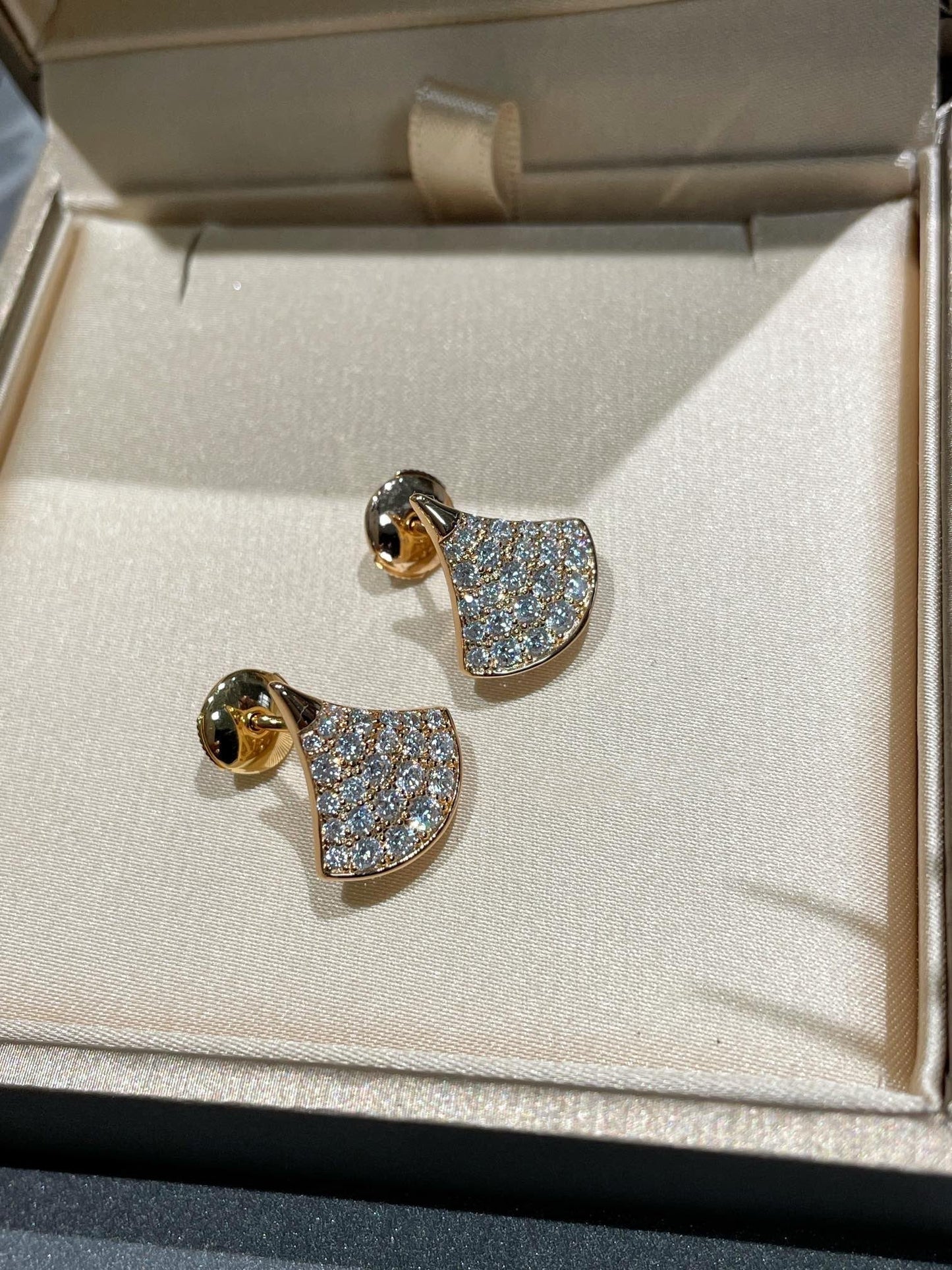 [Clover-Jewelry]DREAM STUD EARRINGS DIAMOND